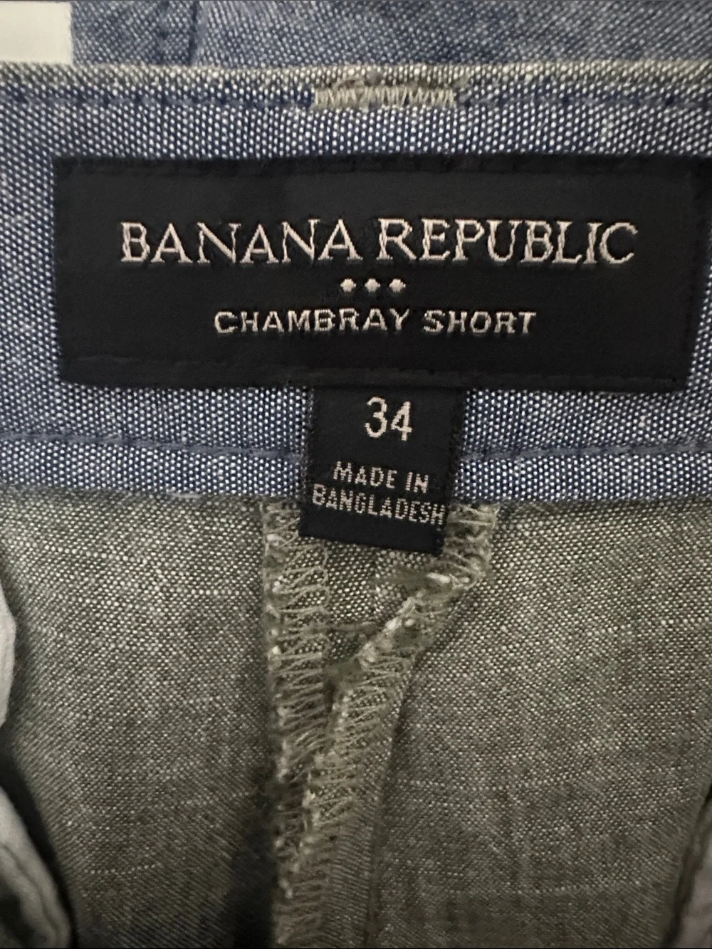 Banana Republic Men's Flat-Front Linen-Blend Shorts in Blue and Olive (2 pair)